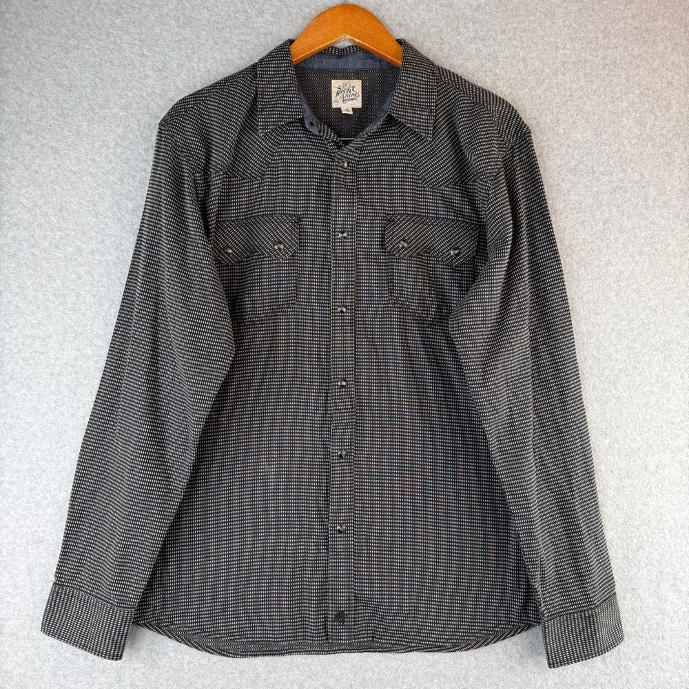 Moon Shine By Brad Paisley Spirit Pearl Snap Men's Button Down Western Gray